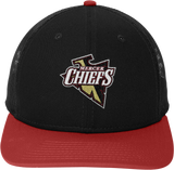 Mercer Chiefs New Era Snapback Low Profile Trucker Cap