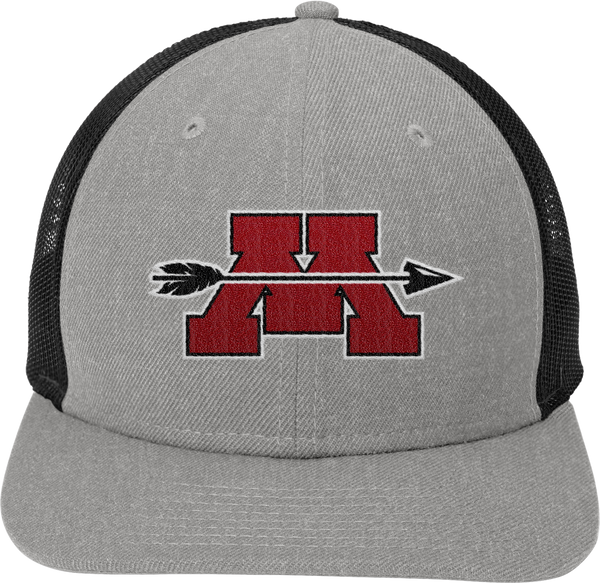 Mercer Arrows New Era Snapback Low Profile Trucker Cap