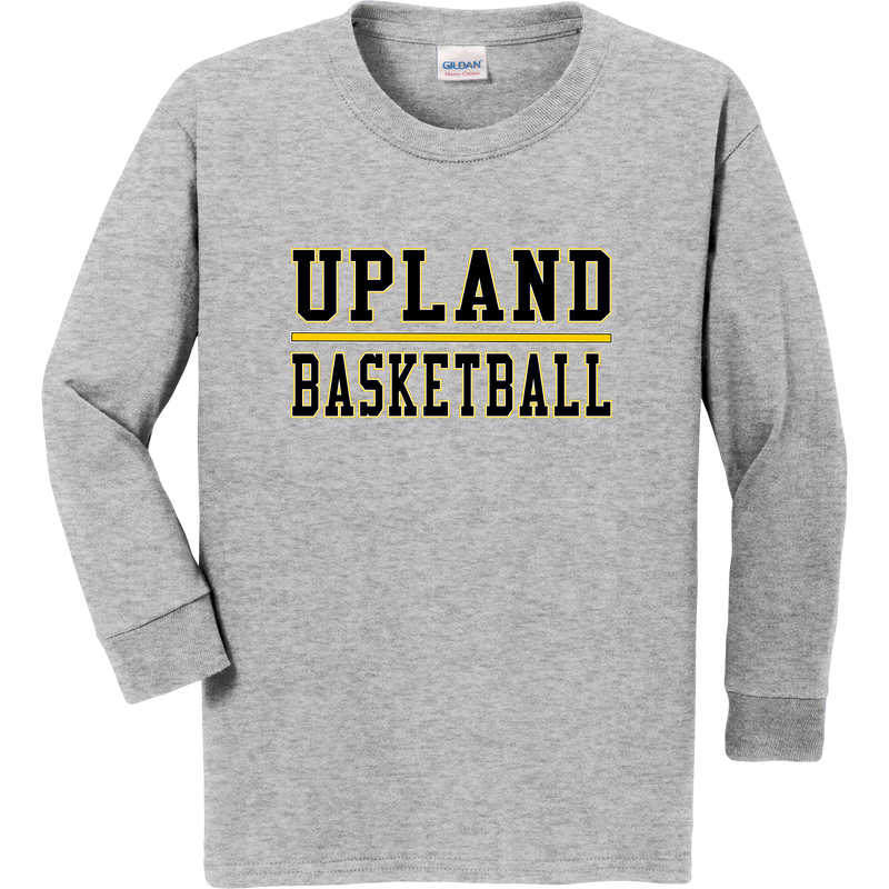 Upland Basketball Youth Heavy Cotton Long Sleeve T-Shirt