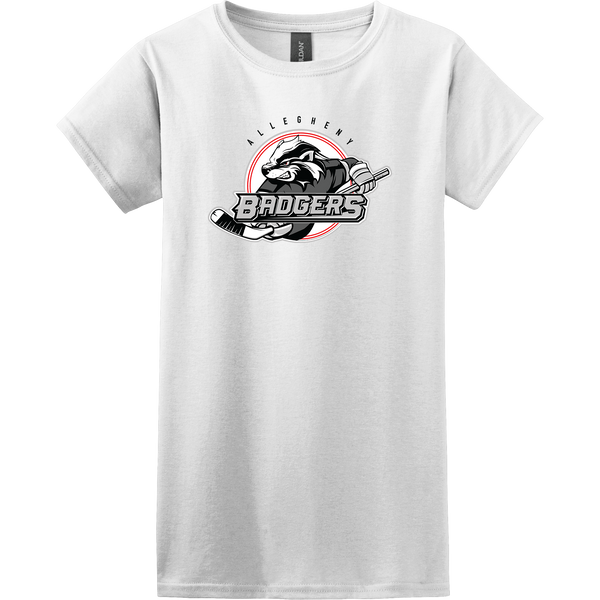 Allegheny Badgers Softstyle Ladies' T-Shirt