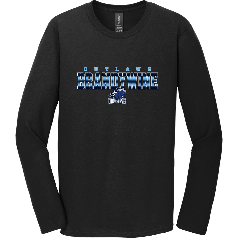 Brandywine Outlaws Softstyle Long Sleeve T-Shirt