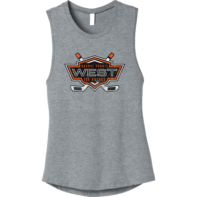 Orange County West Womens Jersey Muscle Tank