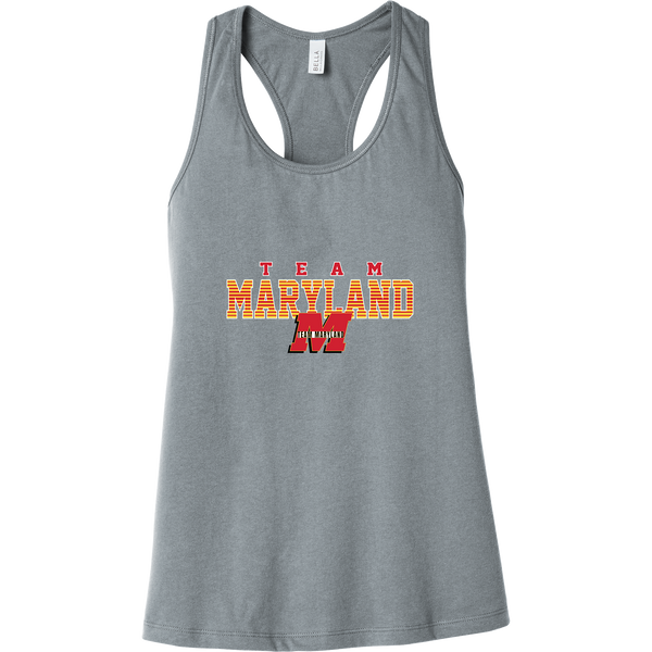 Team Maryland Womens Jersey Racerback Tank