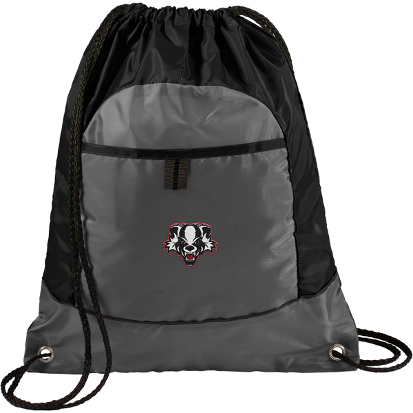 Scary Badgers Pocket Cinch Pack