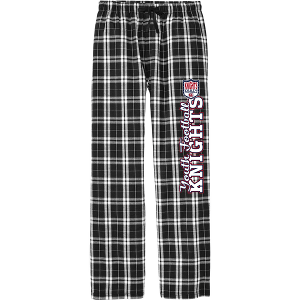 Knights Youth Football Flannel Plaid Pant