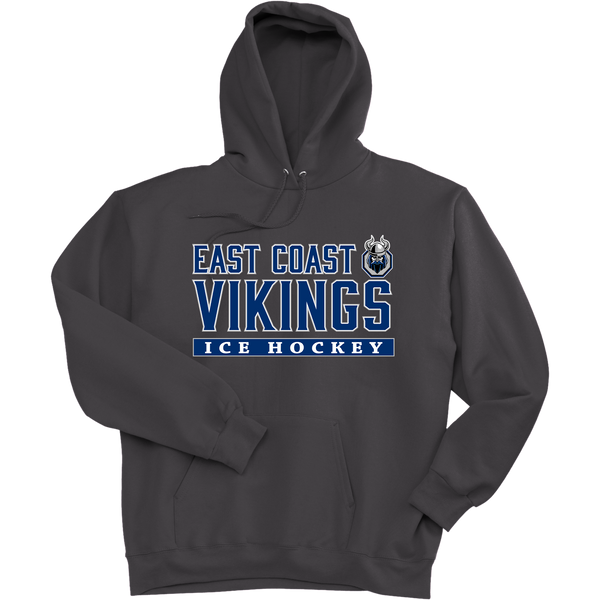 East Coast Vikings (Mens) Ultimate Cotton - Pullover Hooded Sweatshirt