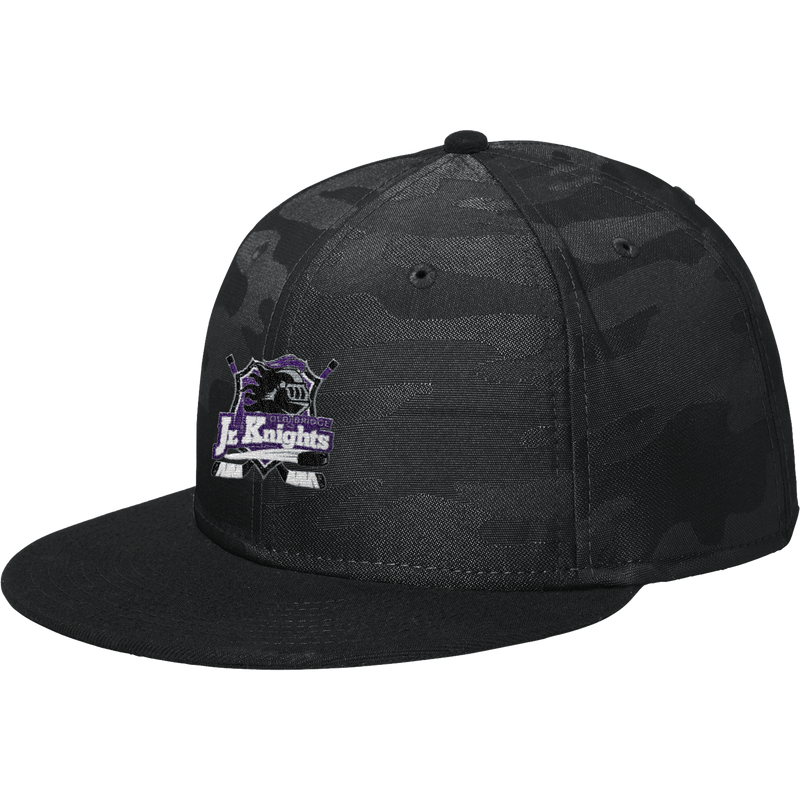 Old Bridge Jr. Knights New Era Camo Flat Bill Snapback Cap