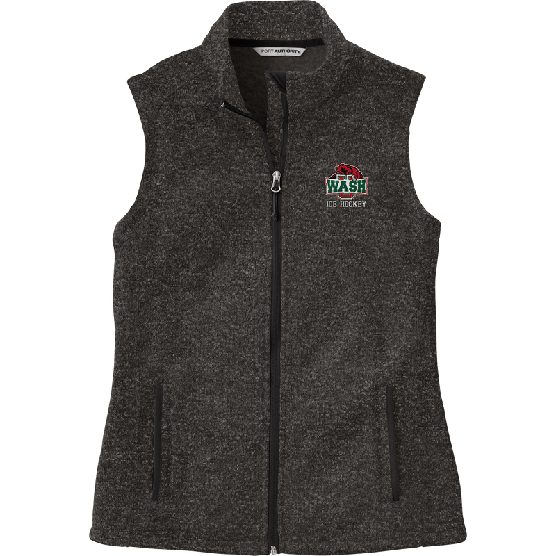 Wash U Ladies Sweater Fleece Vest