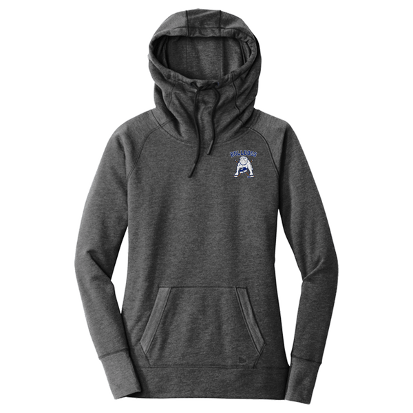 Chicago Bulldogs New Era Ladies Tri-Blend Fleece Pullover Hoodie