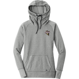 Mercer Chiefs New Era Ladies Tri-Blend Fleece Pullover Hoodie