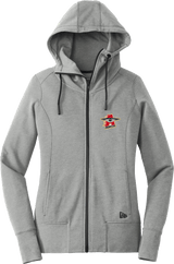 NY Aviators New Era Ladies Tri-Blend Fleece Full-Zip Hoodie