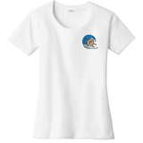 BagelEddi's Ladies PosiCharge Tri-Blend Wicking Scoop Neck Raglan Tee