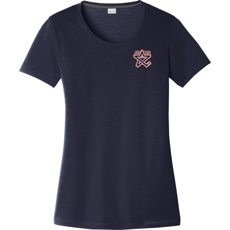 NY Stars Ladies PosiCharge Competitor Cotton Touch Scoop Neck Tee