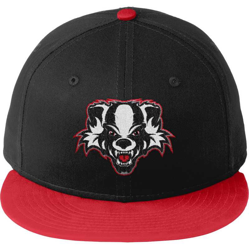 Scary Badgers New Era Flat Bill Snapback Cap
