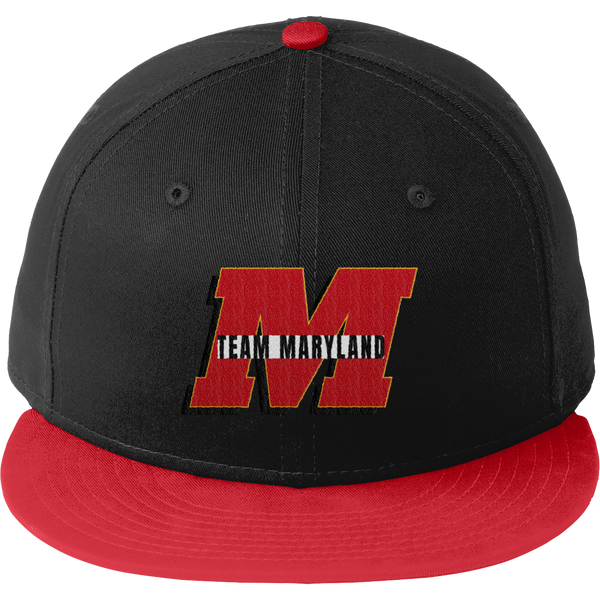 Team Maryland New Era Flat Bill Snapback Cap