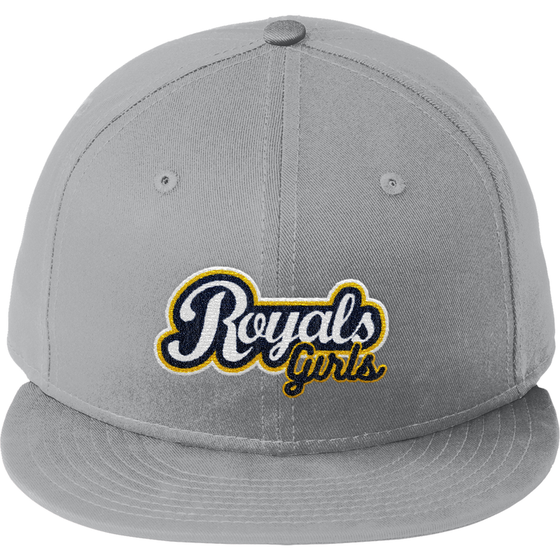 Royals Girls New Era Flat Bill Snapback Cap