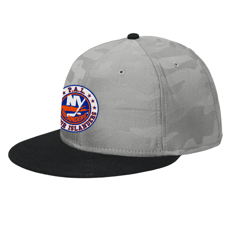 PAL Jr. Islanders New Era Camo Flat Bill Snapback Cap