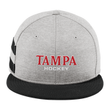 University of Tampa New Era Shadow Heather Striped Flat Bill Snapback Cap