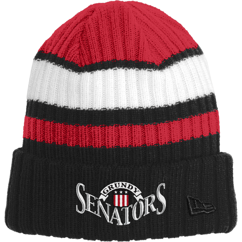 Grundy Senators New Era Ribbed Tailgate Beanie