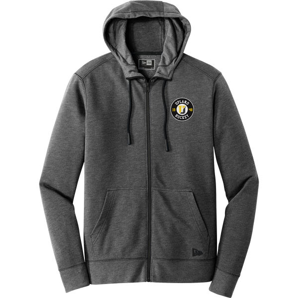 Upland Country Day School New Era Tri-Blend Fleece Full-Zip Hoodie