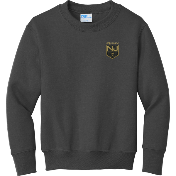 NJ Raiders Youth Core Fleece Crewneck Sweatshirt