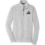 Hartford Jr. Wolfpack PosiCharge Electric Heather Fleece 1/4-Zip Pullover