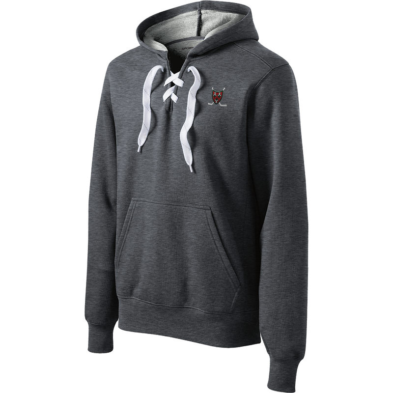 Navesink Lace Up Pullover Hooded Sweatshirt