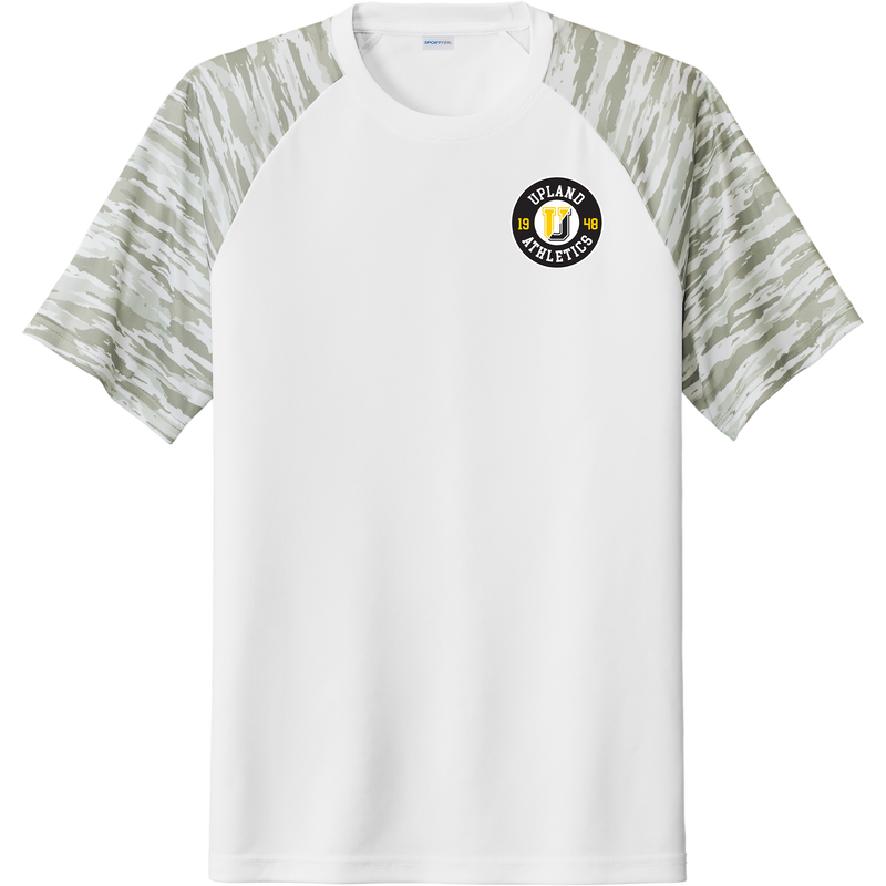 Upland Country Day School Drift Camo Colorblock Tee