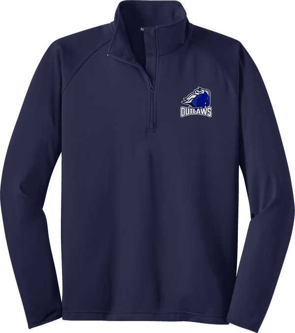 Brandywine Outlaws Sport-Wick Stretch 1/4-Zip Pullover