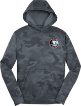 Jersey Shore Whalers Youth Sport-Wick CamoHex Fleece Hooded Pullover