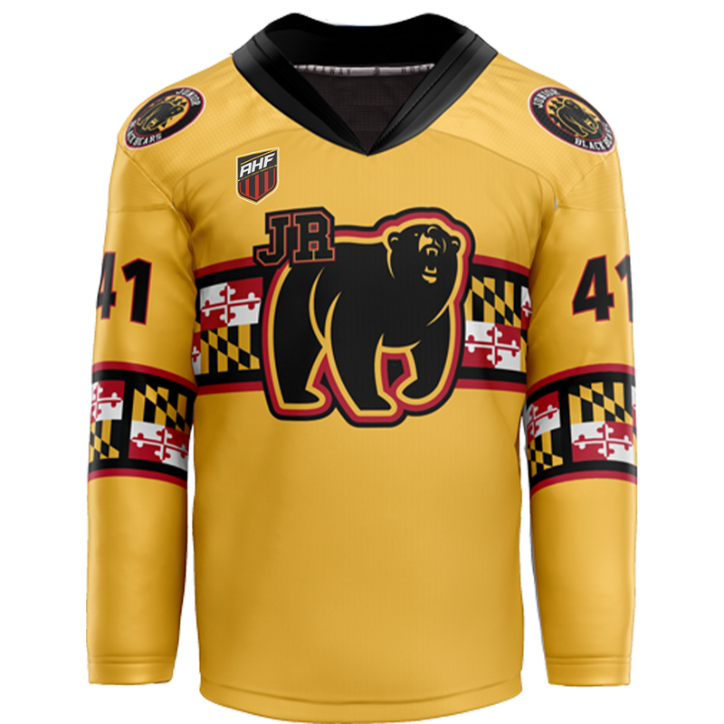 MD Jr Black Bears Adult Goalie Sublimated Jersey