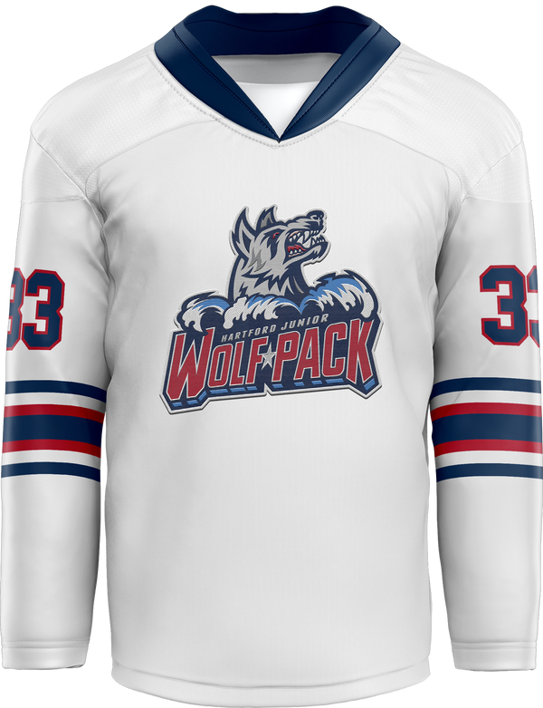 Hartford Jr. Wolfpack Adult Player Hybrid Jersey